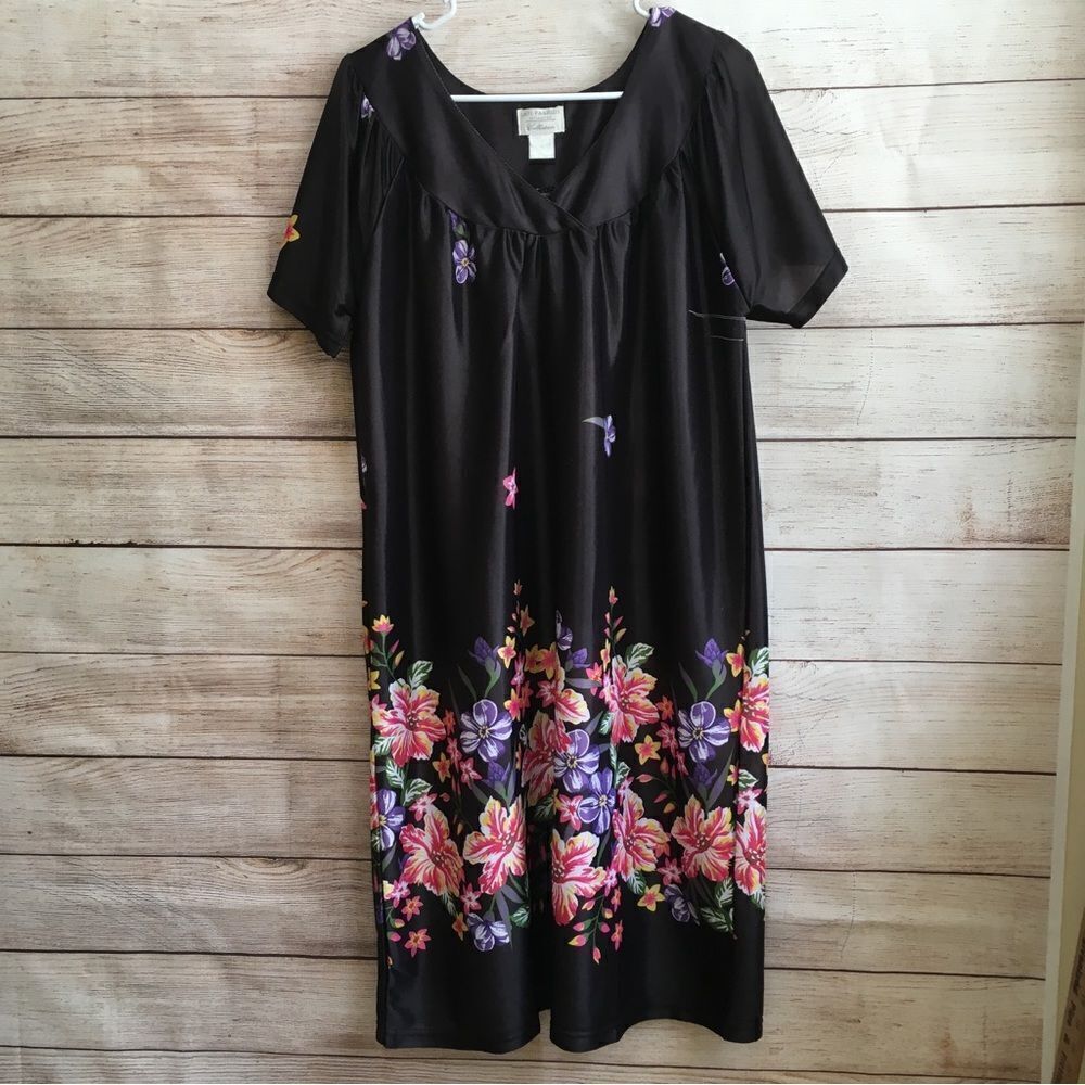 VINTAGE LATI FASHION HOUSEDRESS‎ PATIO DRESS MUMU LOUNGE